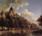 Canal scenery, Jan van der Heyden